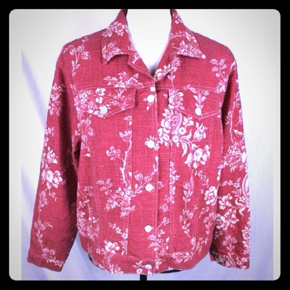 Monterey bay red & white Jacket